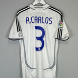 2006/07 REAL MADRID R.CARLOS #3 HOME SHIRT (S) ADIDAS