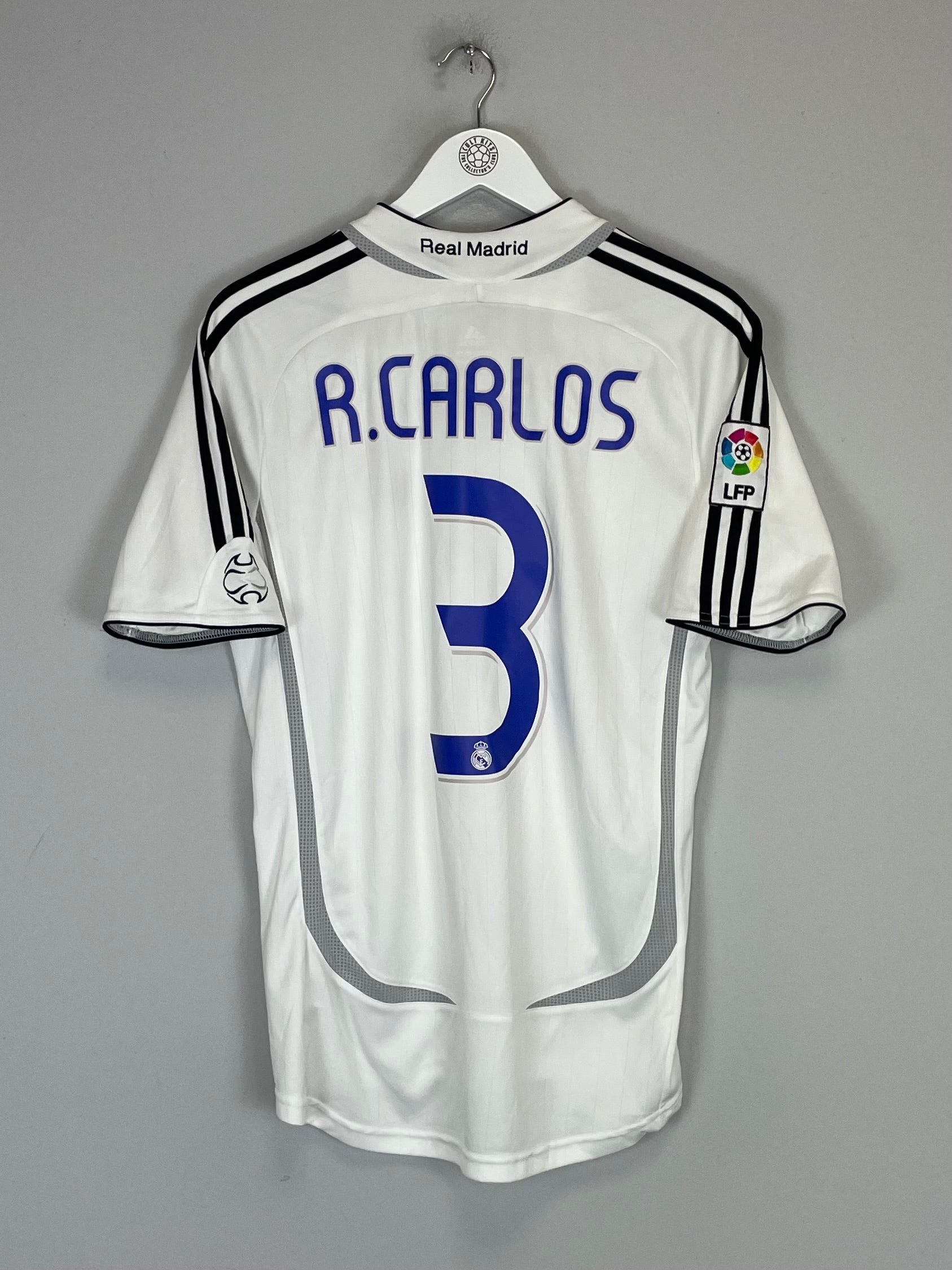 2006/07 REAL MADRID R.CARLOS #3 HOME SHIRT (S) ADIDAS