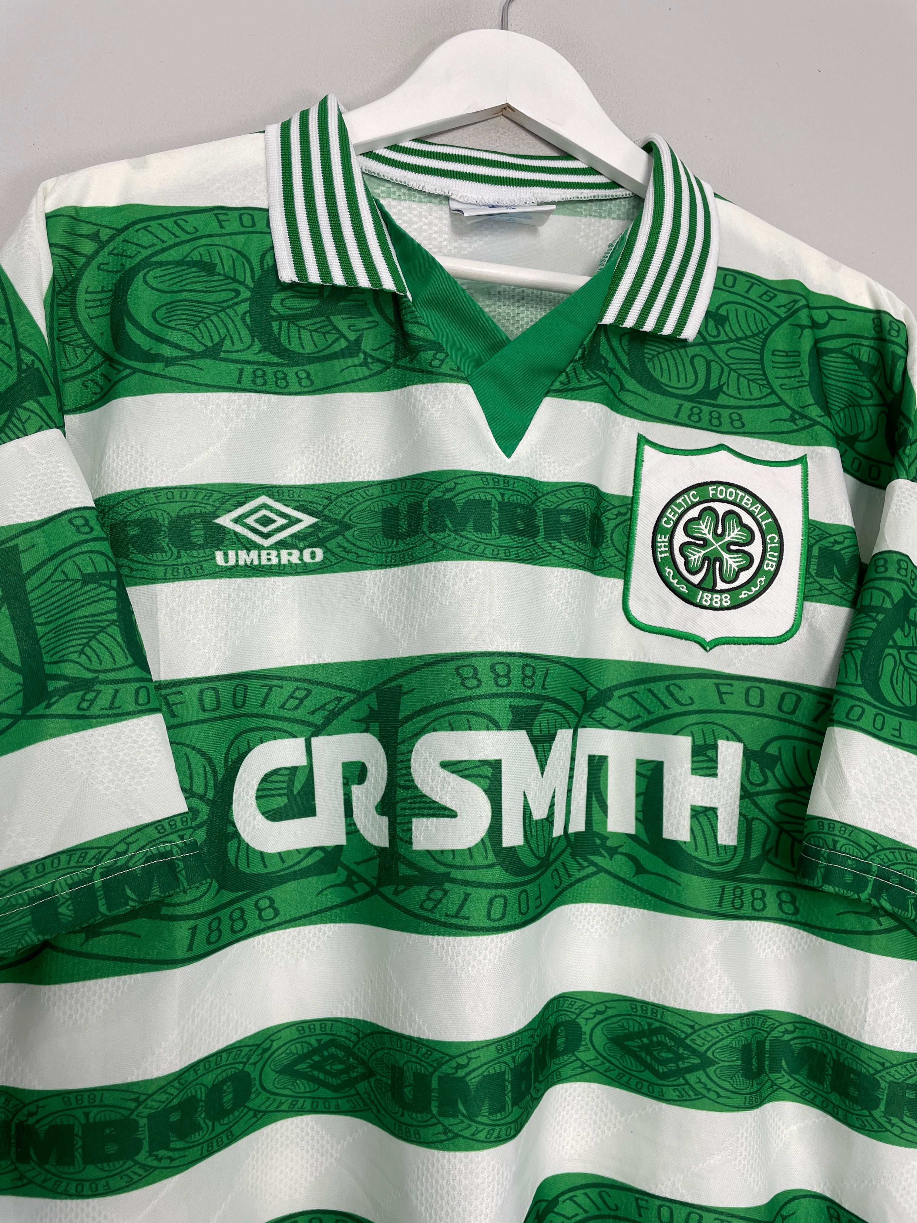 1995/97 CELTIC HOME SHIRT (XL) UMBRO