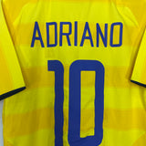 2003/04 INTER MILAN ADRIANO #10 AWAY SHIRT (M) NIKE