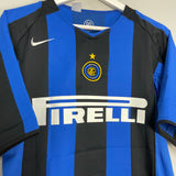 2004/05 INTER MILAN ADRIANO #10 HOME SHIRT (M) NIKE