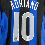 2004/05 INTER MILAN ADRIANO #10 HOME SHIRT (M) NIKE