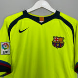 2005/06 BARCELONA RONALDINHO #10 AWAY SHIRT (L) NIKE