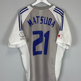 2002/04 JAPAN MATSUDA #21 AWAY SHIRT (XL) ADIDAS