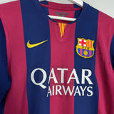 2014/15 BARCELONA MESSI #10 HOME SHIRT (M) NIKE