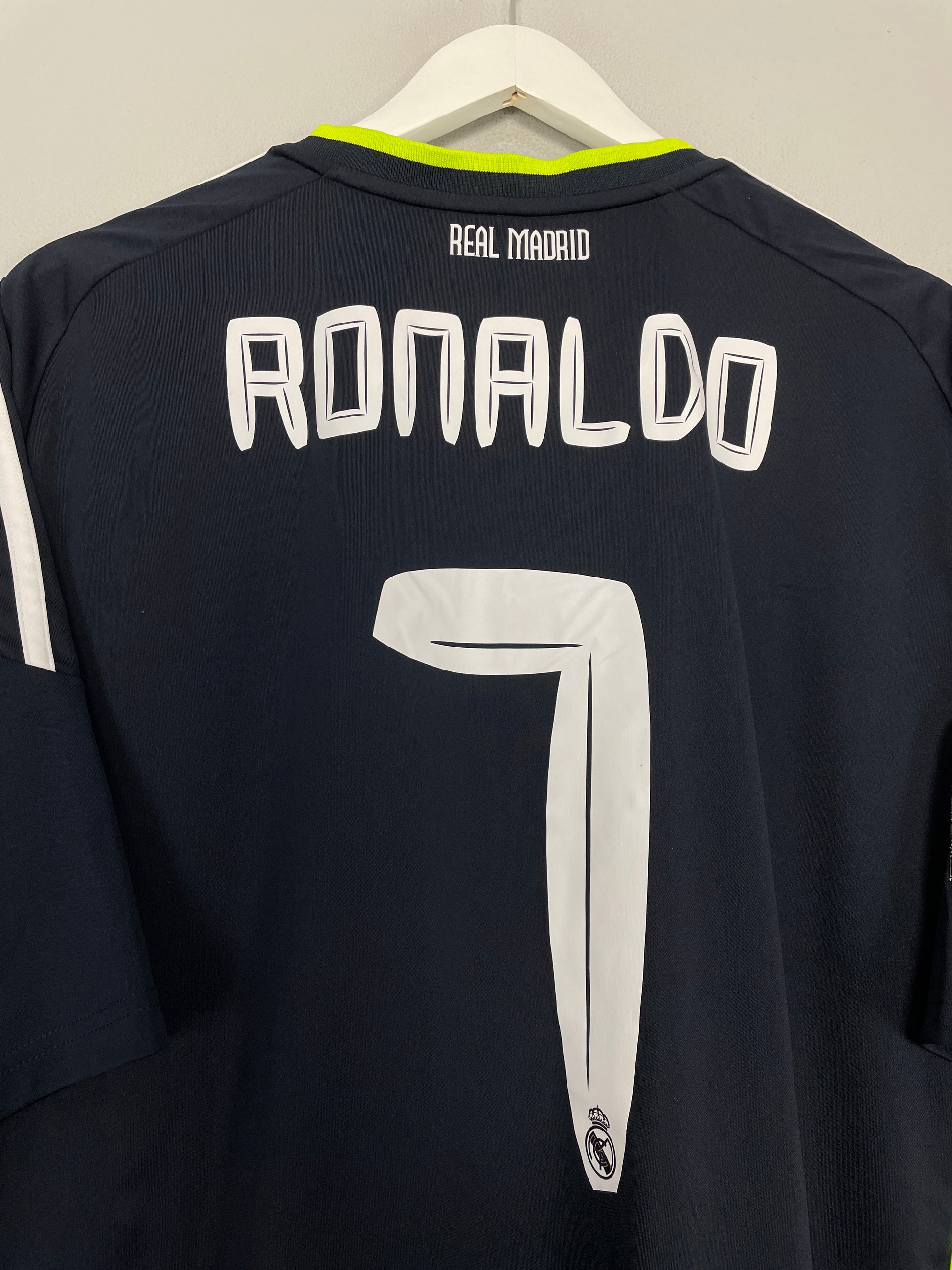 Adidas Real Madrid Away Jersey Retro Classic #7 RONALDO Size Mans Large Only