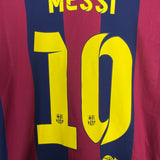 2014/15 BARCELONA MESSI #10 HOME SHIRT (M) NIKE