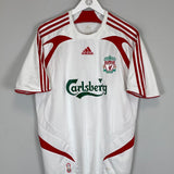 2007/08 LIVERPOOL GERRARD #8 AWAY SHIRT (M) ADIDAS