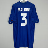 1998/99 ITALY MALDINI #3 HOME SHIRT (XXL) KAPPA