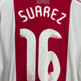 2009/10 AJAX SUAREZ #16 HOME SHIRT (XL) ADIDAS