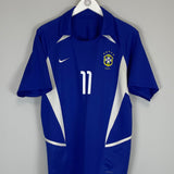 2002/03 BRAZIL RONALDINHO #11 AWAY SHIRT (M) NIKE