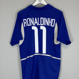 2002/03 BRAZIL RONALDINHO #11 AWAY SHIRT (M) NIKE