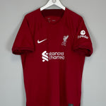 2022/23 Liverpool Thiago #6 home shirt XL by Nike, featuring club logo and sponsor design. Excellent condition.