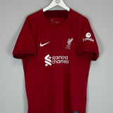 2022/23 Liverpool Thiago #6 home shirt XL by Nike, featuring club logo and sponsor design. Excellent condition.