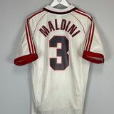 1998/99 AC MILAN MALDINI #3 AWAY SHIRT (M) ADIDAS