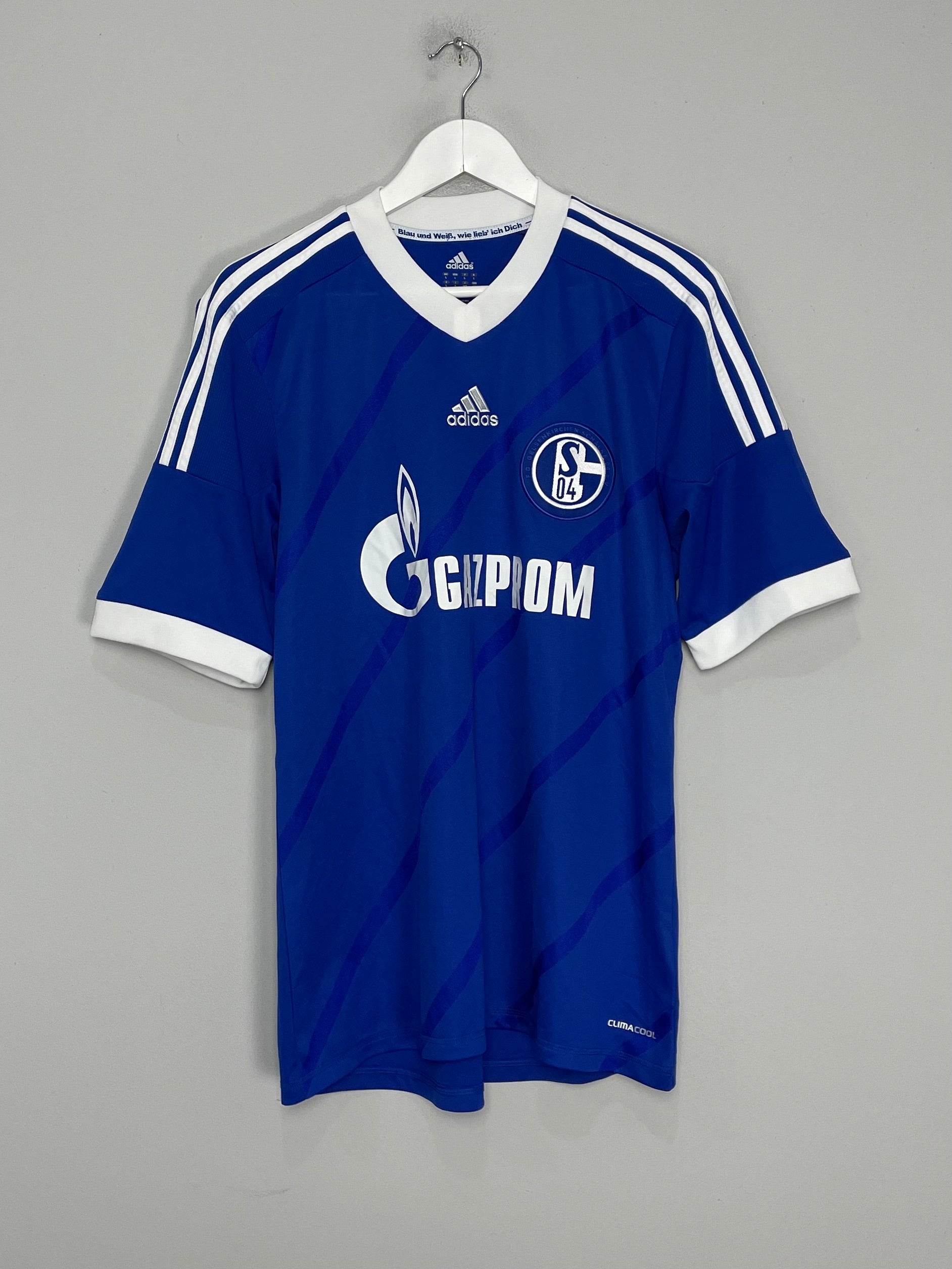 2012/13 SCHALKE HOME SHIRT (L) ADIDAS