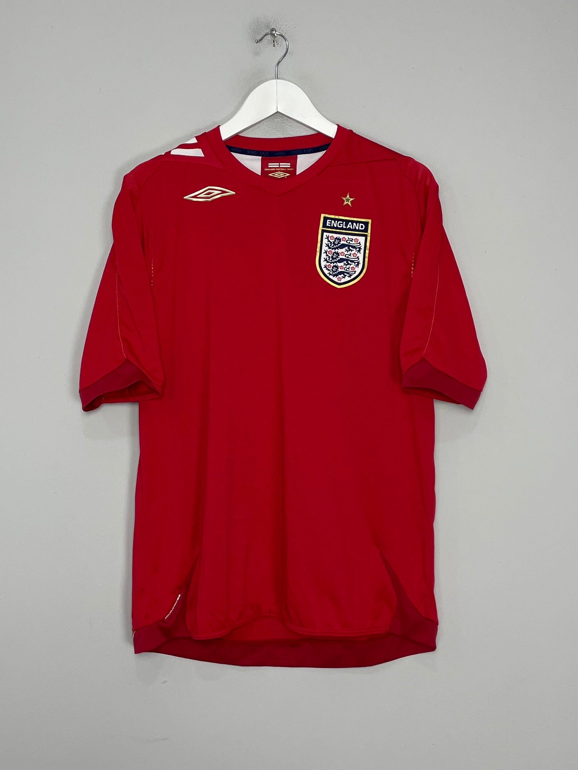 2006/08 ENGLAND AWAY SHIRT (L) UMBRO