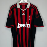 2009/10 AC MILAN RONALDINHO #80 HOME SHIRT (XXL) ADIDAS