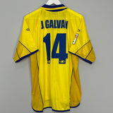 2002/03 VILLARREAL J.GALVAN #14 HOME SHIRT (L) KELME