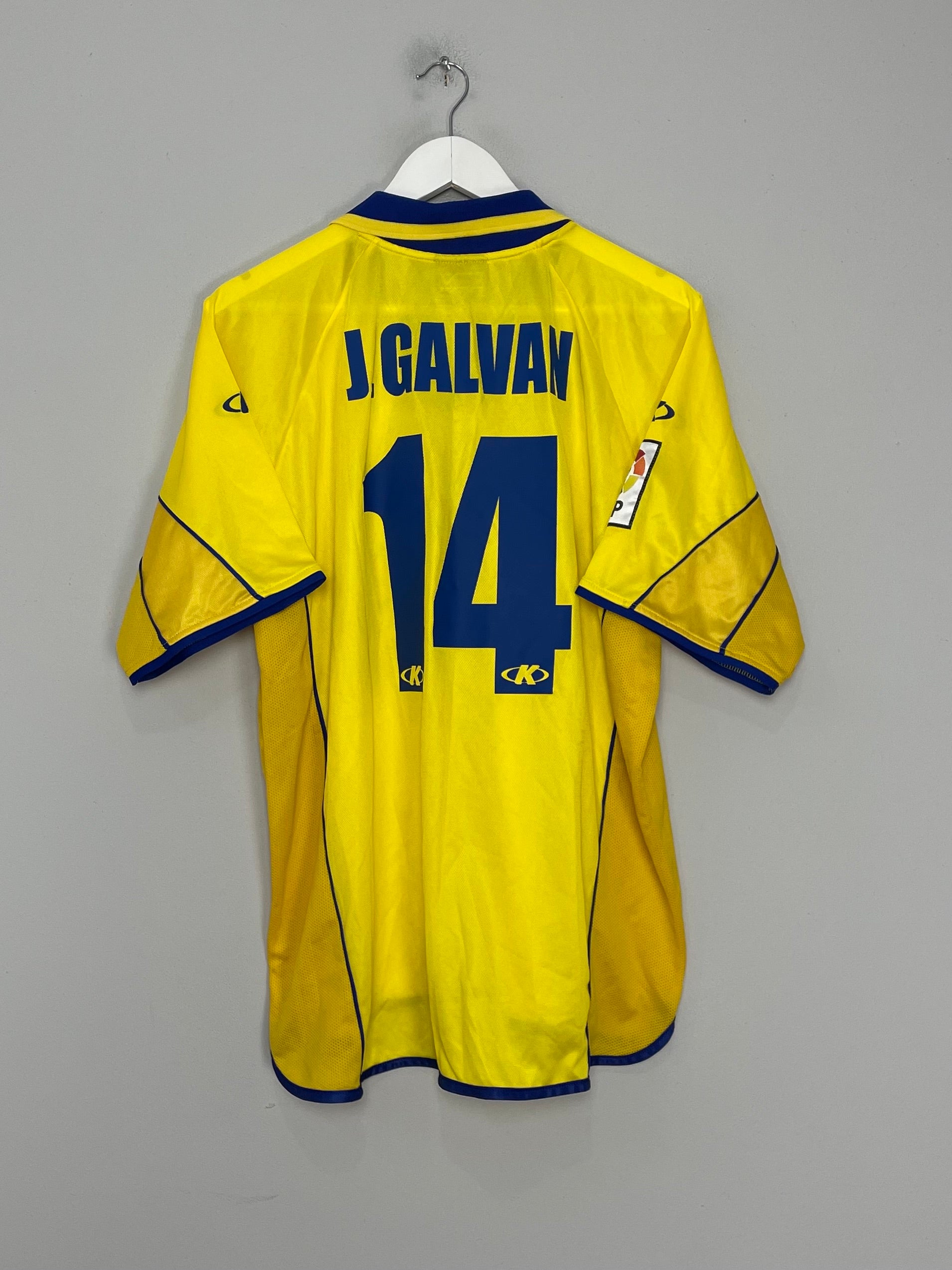 2002/03 VILLARREAL J.GALVAN #14 HOME SHIRT (L) KELME