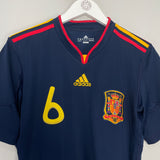 2010/11 SPAIN A.INIESTA #6 AWAY SHIRT (S) ADIDAS