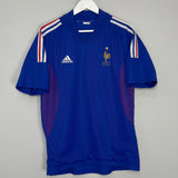 2002/04 FRANCE ZIDANE #10 HOME SHIRT (M) ADIDAS