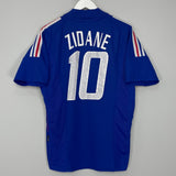 2002/04 FRANCE ZIDANE #10 HOME SHIRT (M) ADIDAS