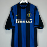 2000/01 INTER MILAN RONALDO #9 HOME SHIRT (XL) NIKE