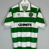 1989/91 CELTIC HOME SHIRT (M) UMBRO