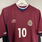 2001/02 MEXICO C.BLANCO #10 AWAY SHIRT (XL) ATLETICA