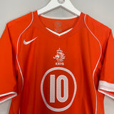 2004/06 NETHERLANDS V.NISTELROOY #10 HOME SHIRT (M) NIKE