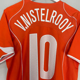 2004/06 NETHERLANDS V.NISTELROOY #10 HOME SHIRT (M) NIKE