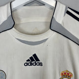 2006/07 REAL MADRID RONALDO #9 HOME SHIRT (M) ADIDAS