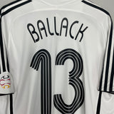 2005/06 GERMANY BALLACK #13 HOME SHIRT (L) ADIDAS