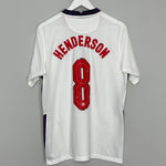 2020/22 ENGLAND HENDERSON #8 HOME SHIRT (L) NIKE