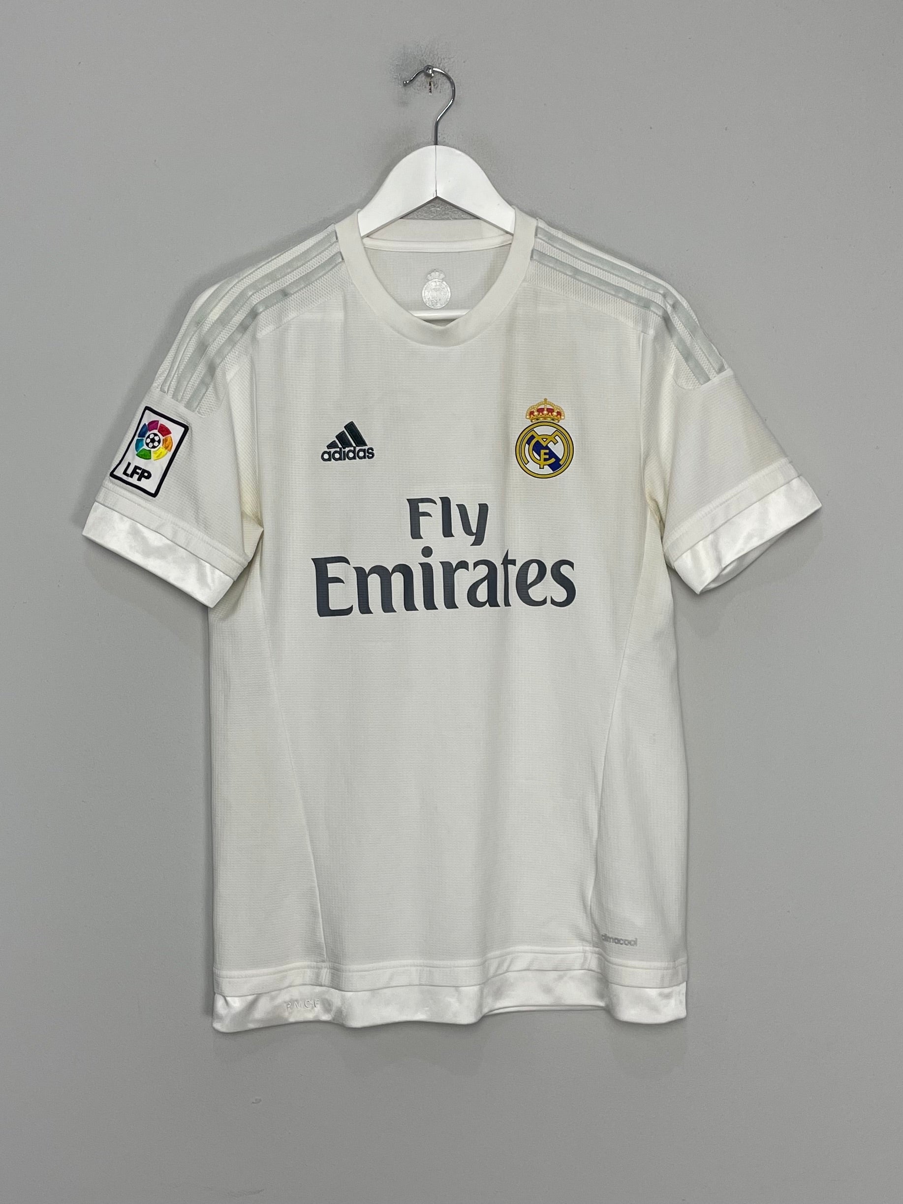 2015/16 REAL MADRID HOME SHIRT (M) ADIDAS