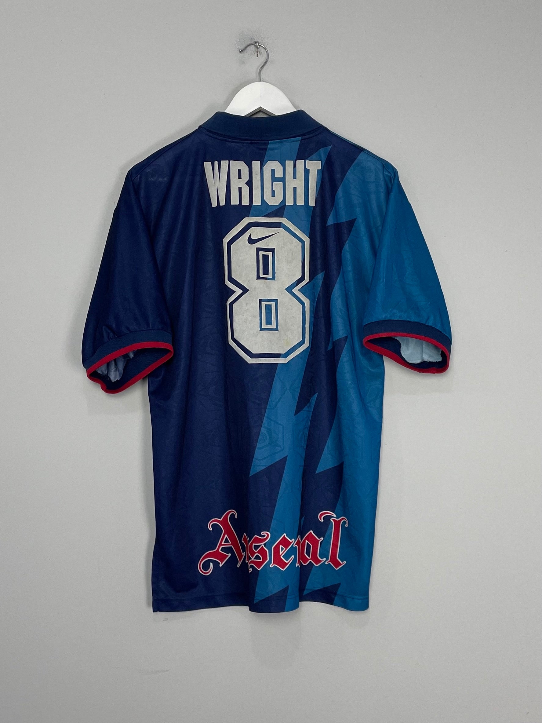 1995/96 ARSENAL WRIGHT #8 AWAY SHIRT (L) NIKE