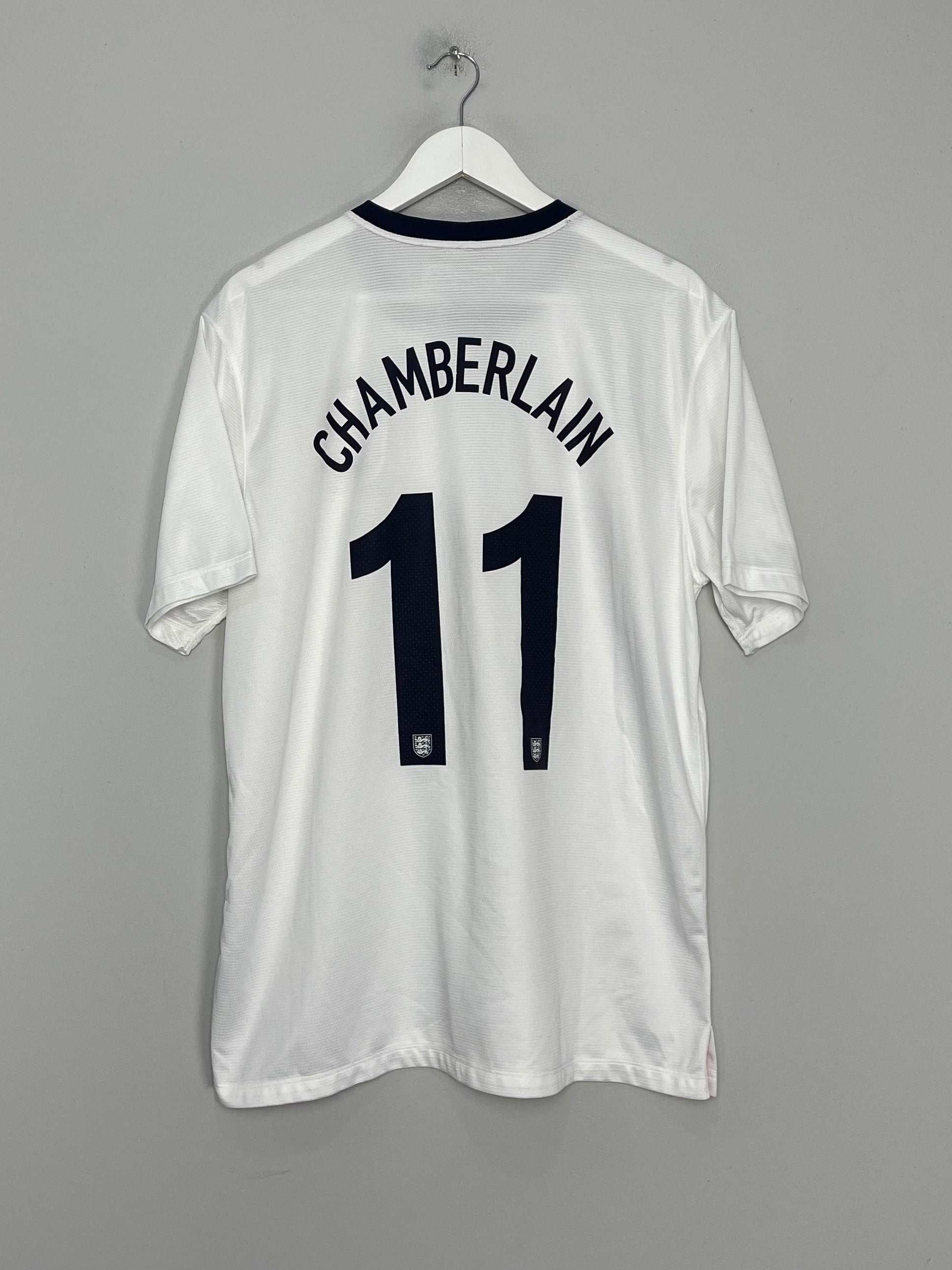 2013/14 ENGLAND CHAMBERLAIN #11 *150 YEAR* HOME SHIRT (XL) NIKE