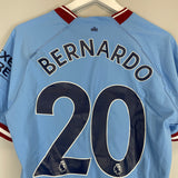 2022/23 MANCHESTER CITY BERNARDO #20 *PLAYER ISSUE + SIGNED* HOME SHIRT (M) PUMA