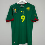 2009/11 CAMEROON ETO'O #9 HOME SHIRT (L) PUMA