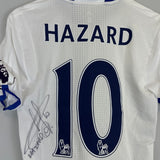 2016/17 CHELSEA HAZARD #17 *MATCH ISSUE + SIGNED* HOME SHIRT (M) ADIDAS