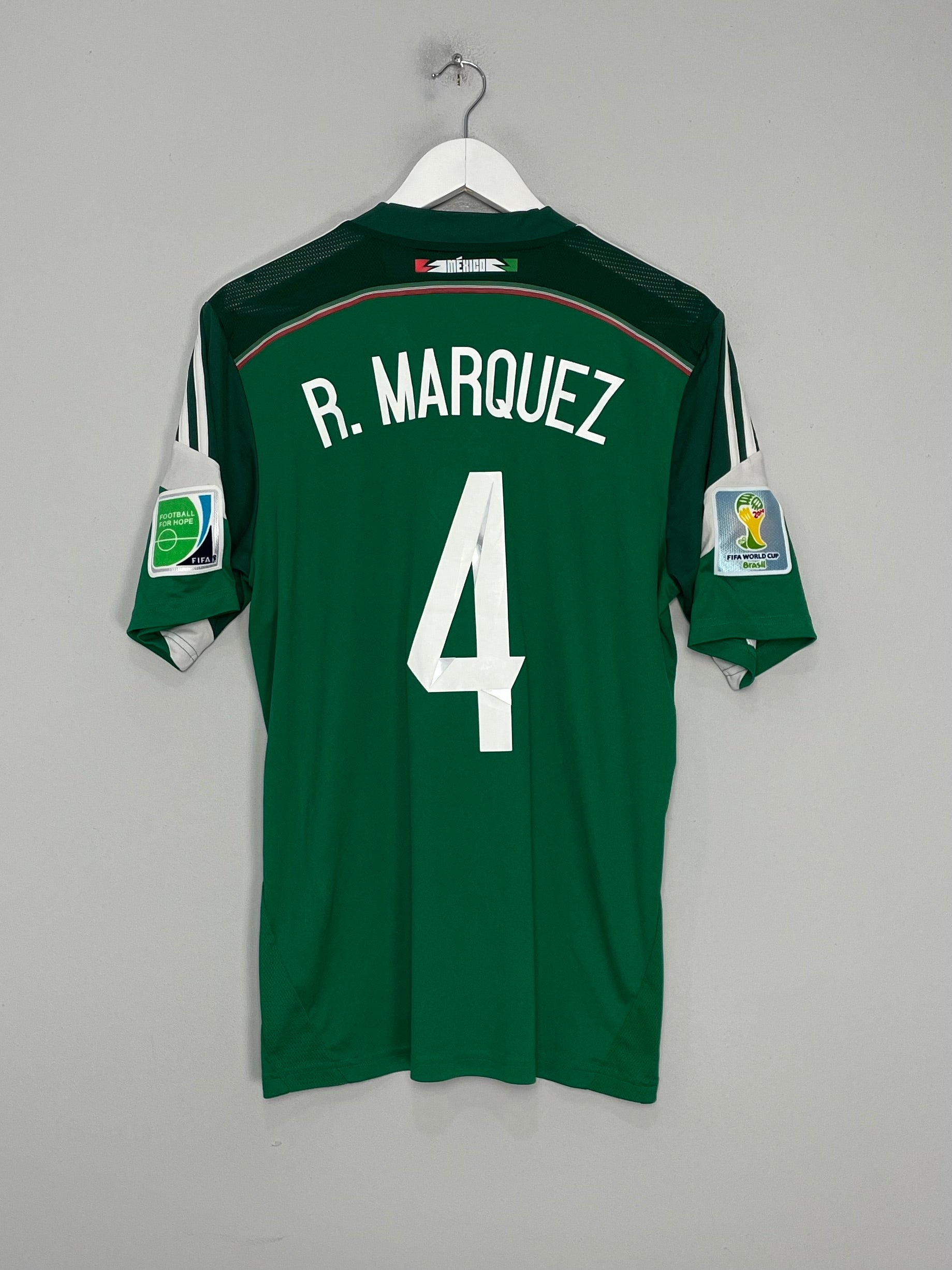 2014/15 MEXICO R,MARQUEZ #4 HOME SHIRT (M) ADIDAS