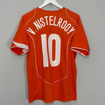 2004/06 NETHERLANDS V.NISTELROOY #10 HOME SHIRT (M) NIKE