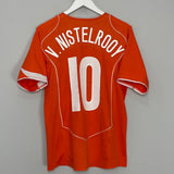 2004/06 NETHERLANDS V.NISTELROOY #10 HOME SHIRT (M) NIKE