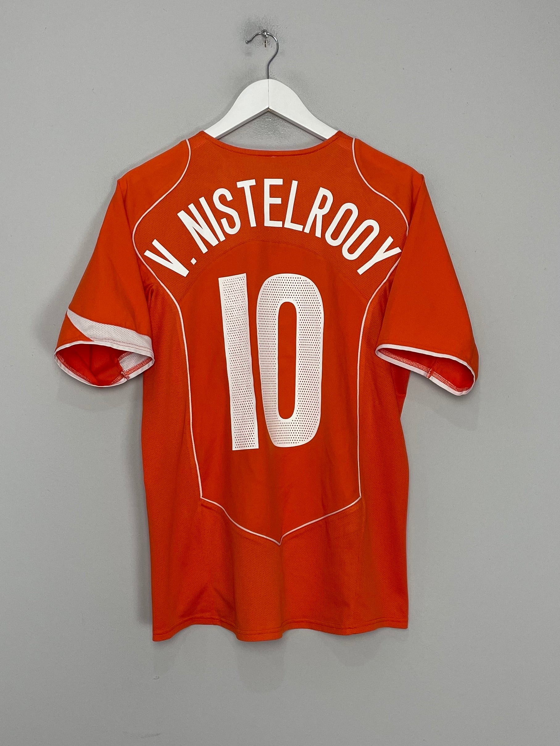 2004/06 NETHERLANDS V.NISTELROOY #10 HOME SHIRT (M) NIKE