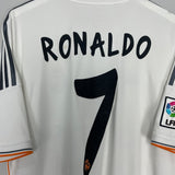 2013/14 REAL MADRID RONALDO #7 HOME SHIRT (XL) ADIDAS