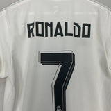 2015/16 REAL MADRID RONALDO #7 HOME SHIRT (S) ADIDAS