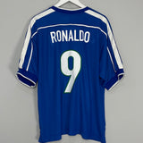 1998/00 BRAZIL RONALDO #9 AWAY SHIRT (XL) NIKE