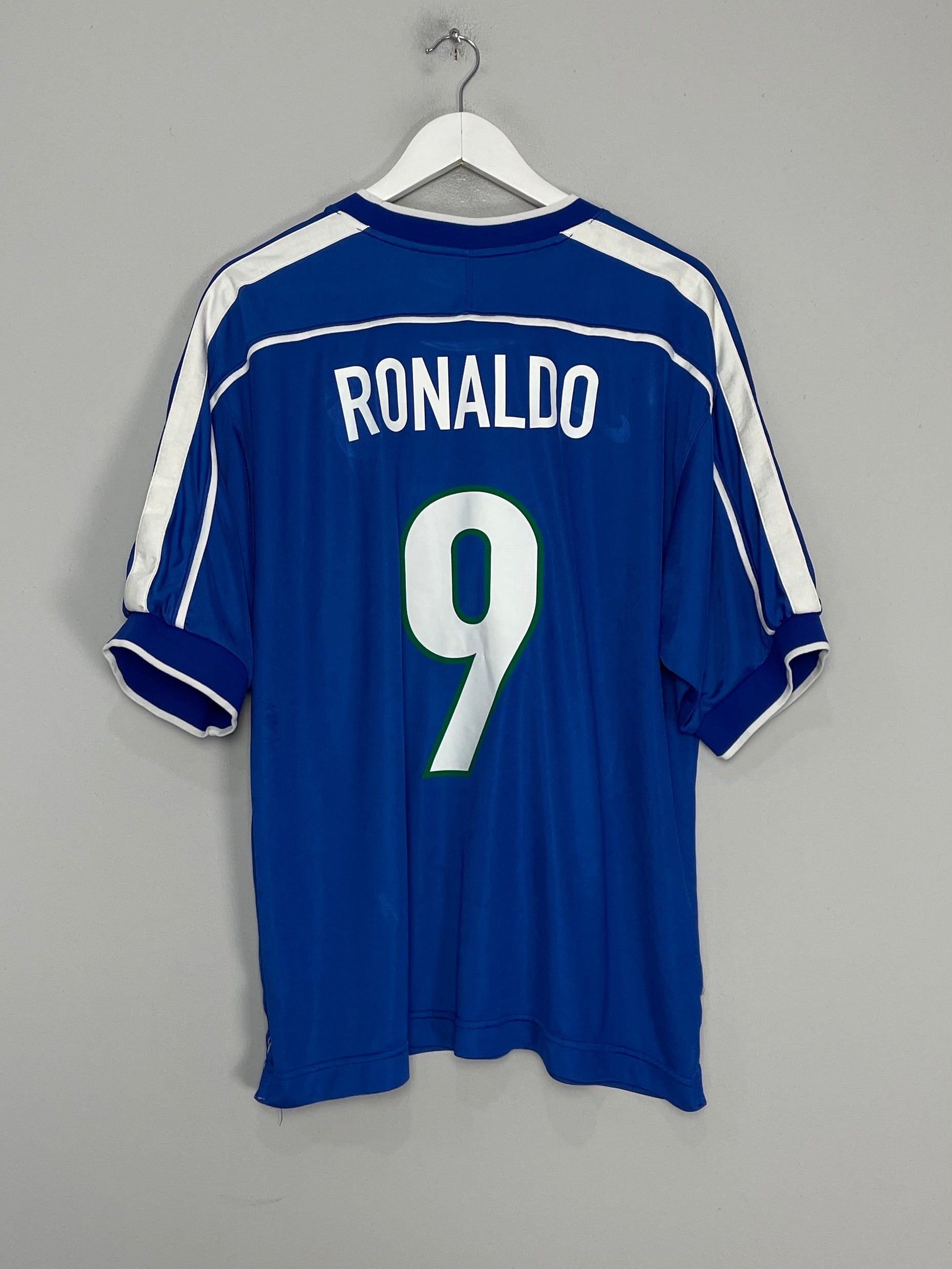 1998/00 BRAZIL RONALDO #9 AWAY SHIRT (XL) NIKE