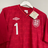 2012/13 ENGLAND HART #1 *BNWT* GK SHIRT (XL) UMBRO